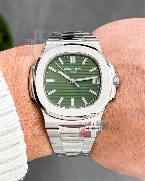 patek philippe olive green dial|Grand Finale: The Patek Philippe Nautilus Olive .